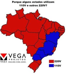 Porque alguns estados utilizam 110v e outros 220v?